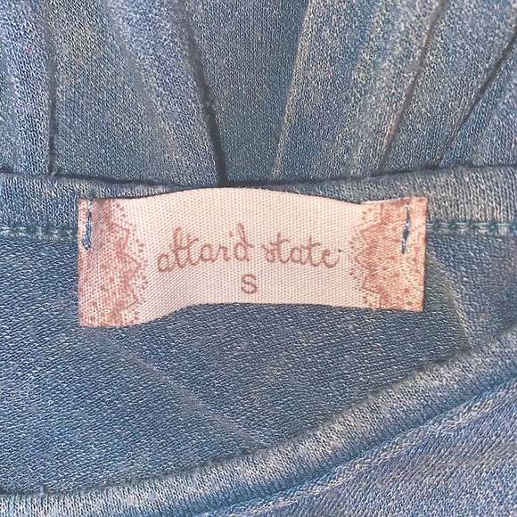 Altar’d State Cute Soft Teal Lace Tank Top Small - Picture 4 of 4